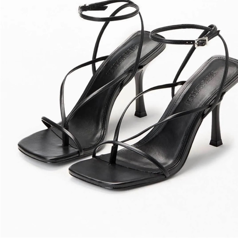 Steve Madden Black Heel Sandals - Picture 6 of 6